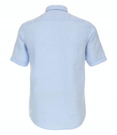 CASA 4100/106 Koszula męska krótki rękaw błękitna duże rozmiary