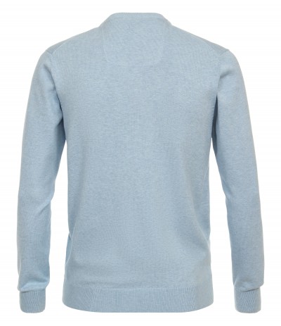 CASA 4430/122 Sweter męski błękitny duże rozmiary